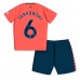 Everton James Tarkowski #6 Replika Babykläder Borta matchkläder barn 2023-24 Korta ärmar (+ Korta byxor)